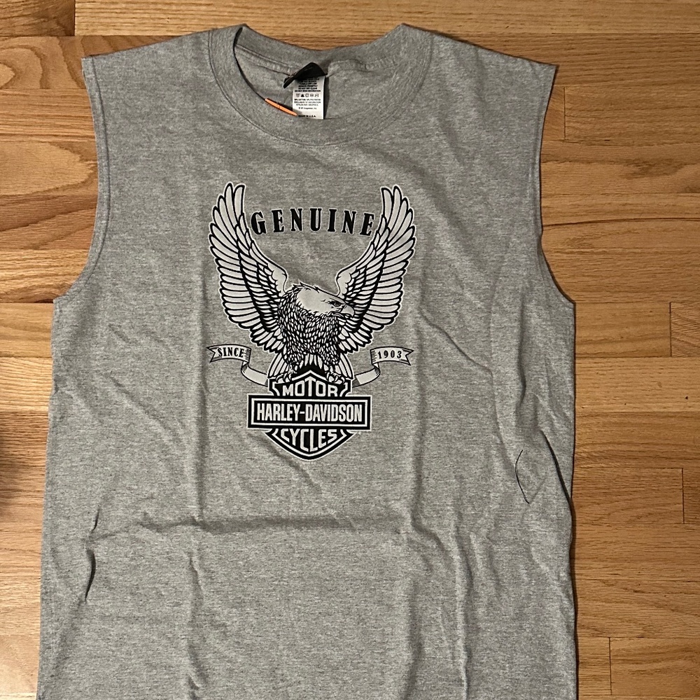 NWT Harley-Davidson Mens Sleeveless Large